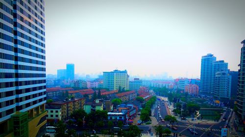 Skyscrapers in city