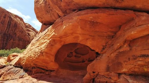 View of rock formation