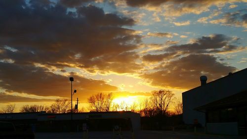 Scenic view of sky at sunset