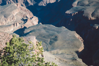 High angle view of mountains at grand canyon national park