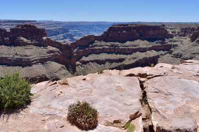 View of rock formations