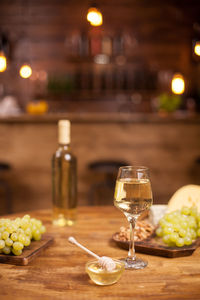 Close-up of food on table