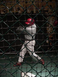 Close-up of chainlink fence