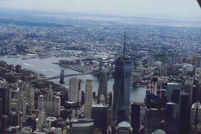 Aerial view of city