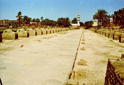 Built structure with trees in background