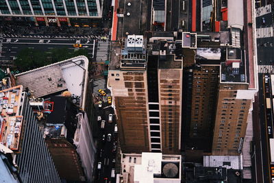 High angle view of cityscape