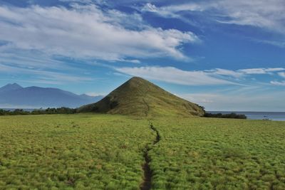 Scenic view of landscape against sky