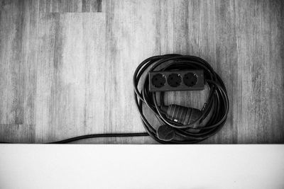 Close-up of sunglasses on table