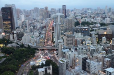 Aerial view of cityscape