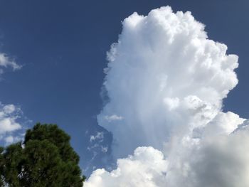 Low angle view of clouds in sky