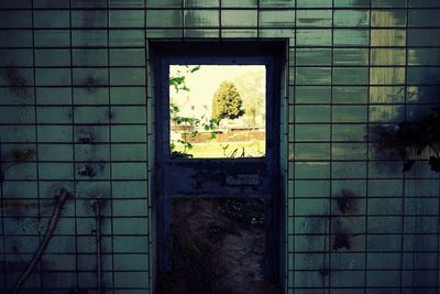 View of abandoned building