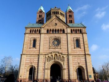 Low angle view of cathedral against sky