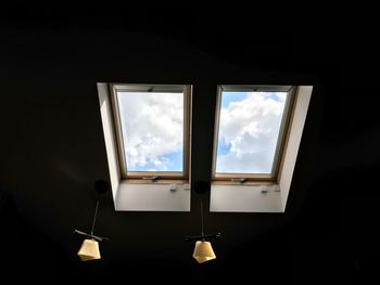Window against sky