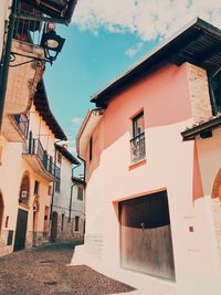 Houses against sky