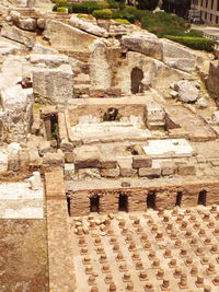 View of old ruins