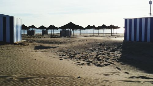 View of beach against the sky