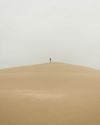 Scenic view of desert against sky