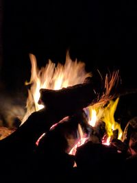 Bonfire at night