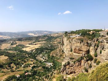 Panoramic view of landscape against sky