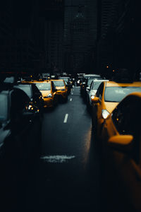 Traffic on city street