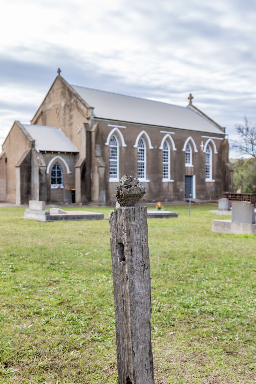 CEMETERY AGAINST SKY