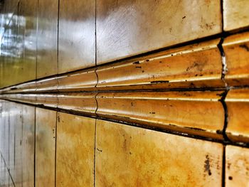 Close-up of wooden door