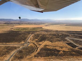 Aerial view of landscape against sky