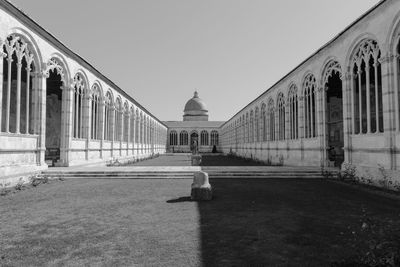 Historic building against clear sky