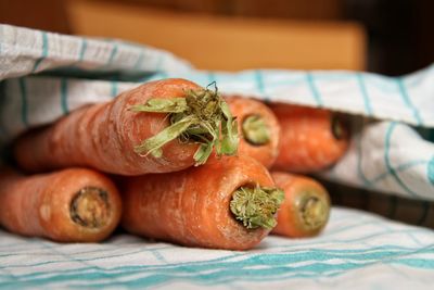 Close-up of carrots 