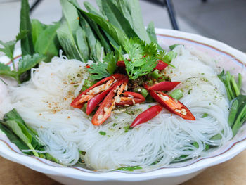 Close-up of food in plate