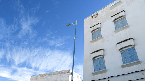 Low angle view of building against sky