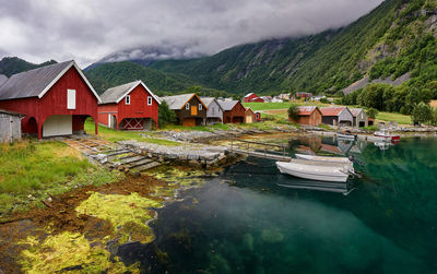 The lovely village of tafjord, norway