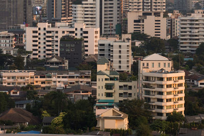 Buildings in city