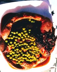 Close-up of bread in plate