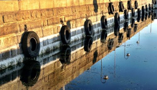 Built structure in water