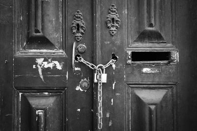 Full frame shot of closed door