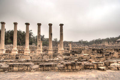 Old ruins against sky