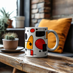 Close-up of coffee cup on table