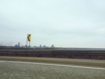 View of road against sky