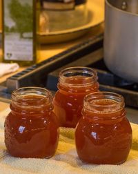 Close-up of drink on table