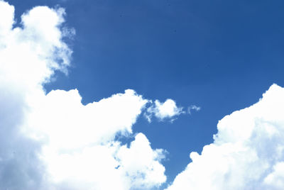 Low angle view of clouds in sky