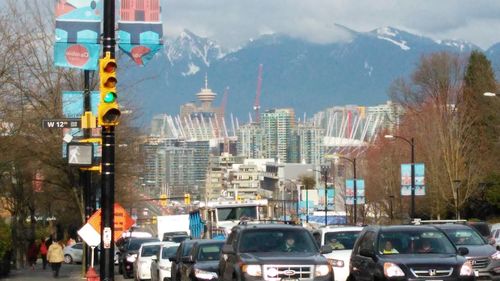 Traffic on city street