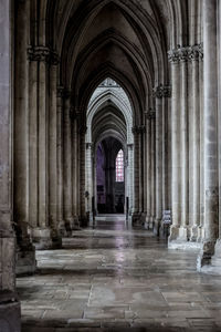 Corridor of historic building