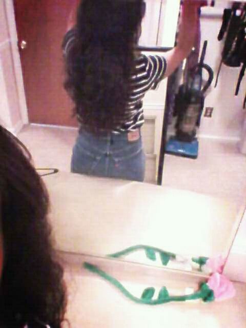 Hair almost where i want it! (: