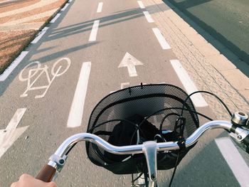 Bike on road