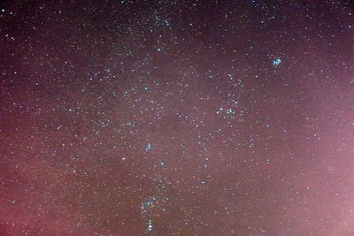 Low angle view of starry sky