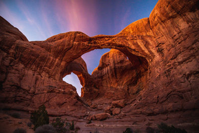 View of rock formation