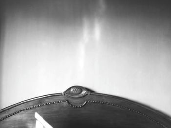 Low angle view of metallic structure against sky