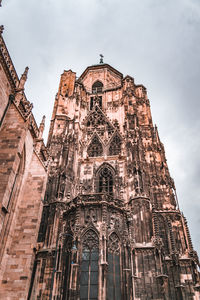 Low angle view of historic building