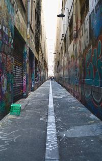 Graffiti on wall in city